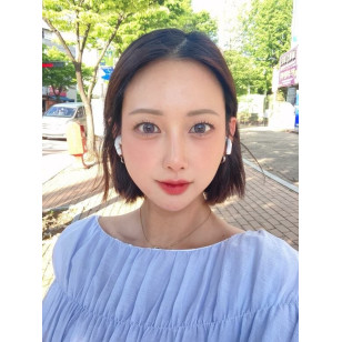【散光】Lenbling Eye Only 1 Month Flumpops Milk Gray 每月抛棄散光彩妝隱形眼鏡